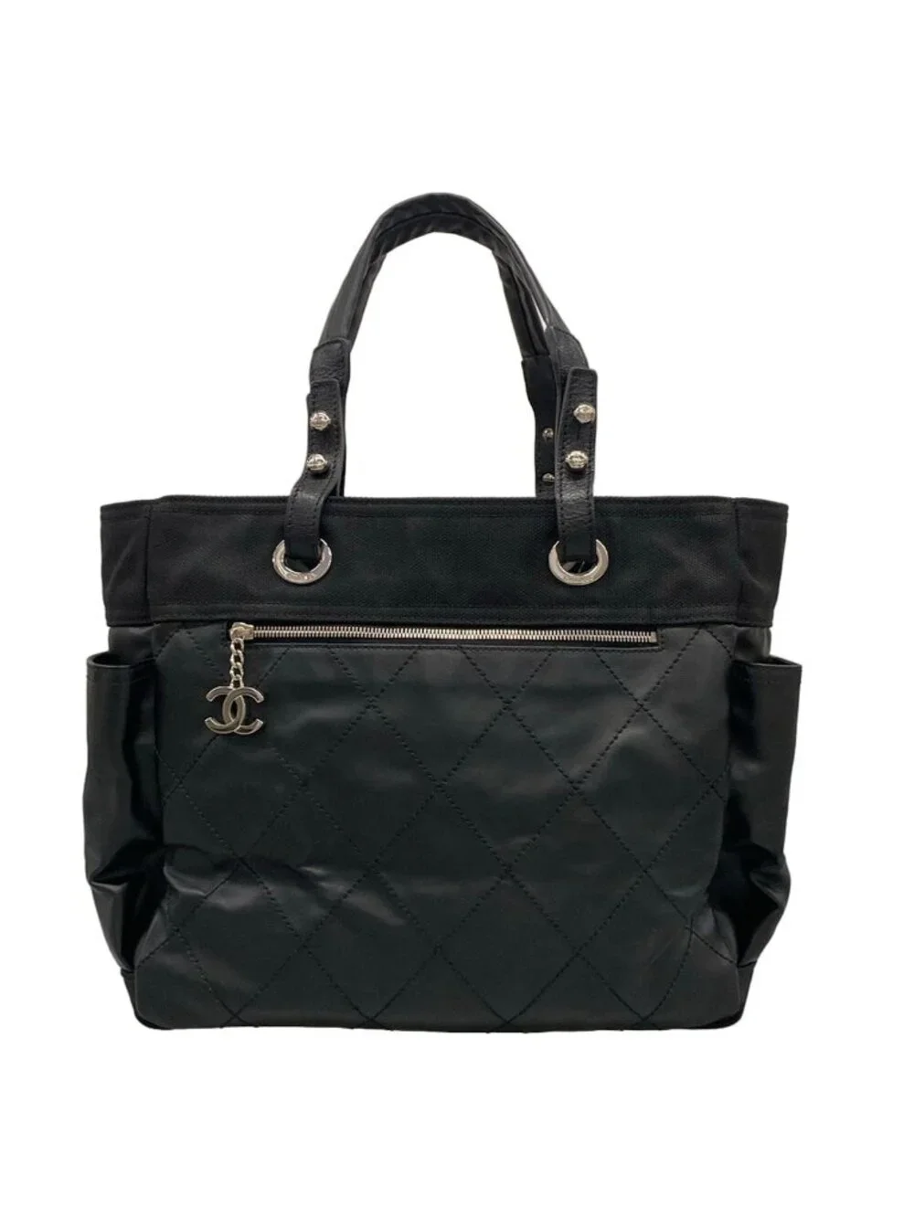 Chanel Tote Bag Paris Biarritz GM Black